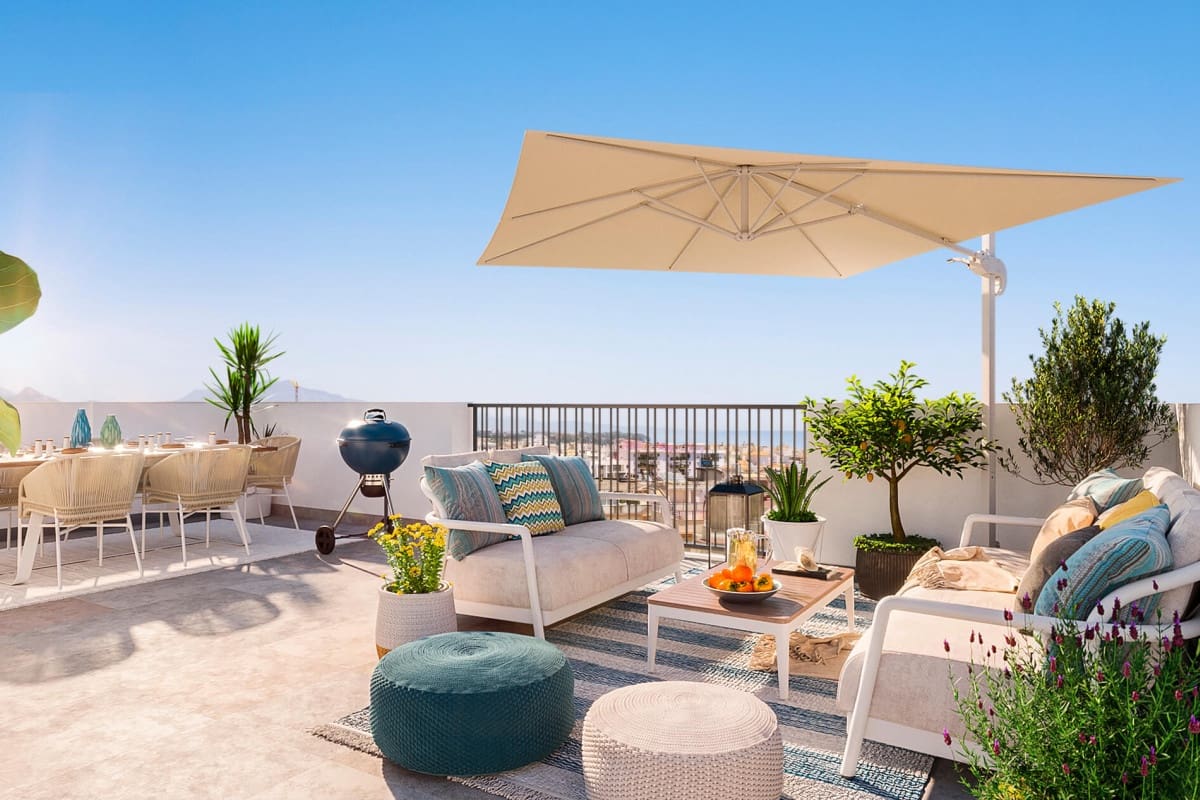 3 sypialnia Apartament na sprzedaż w Estepona z basenem garażem - 595 000 € (Ref: 9913968)