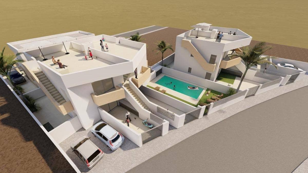 2 Zimmer Haus zu verkaufen in Mazarron mit Pool Garage - 249.900 € (Ref: 9914007)