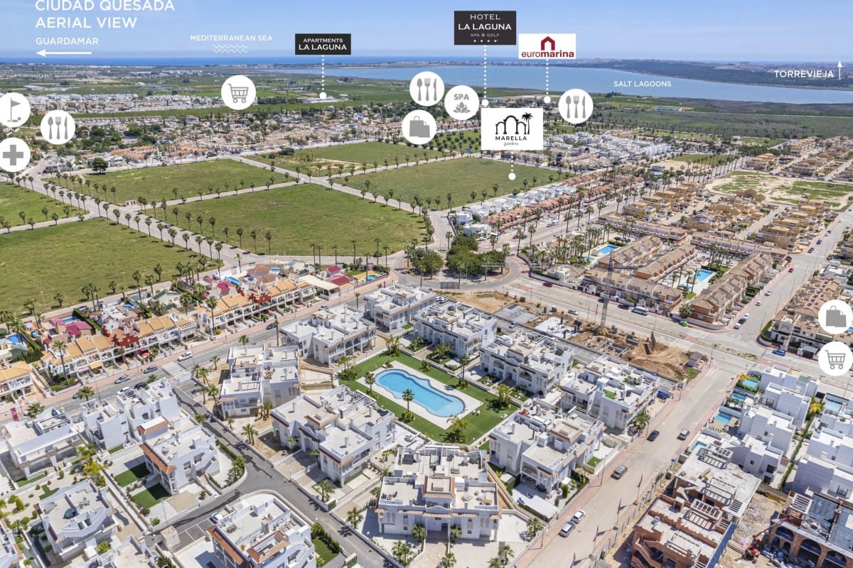 3 sovrum Lägenhet till salu i Rojales med pool garage - 399 000 € (Ref: 9917288)