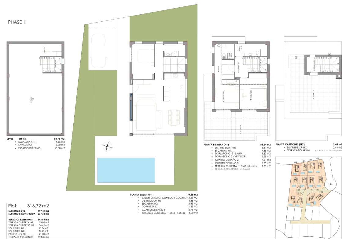 2 makuuhuone Huvila myytävänä paikassa San Miguel de Salinas mukana uima-altaan - 1 000 000 € (Ref: 9918138)