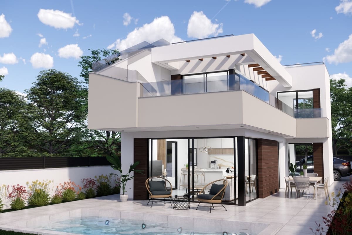 3 bedroom Villa for sale in Pilar de la Horadada with pool - € 420,000 (Ref: 9918185)