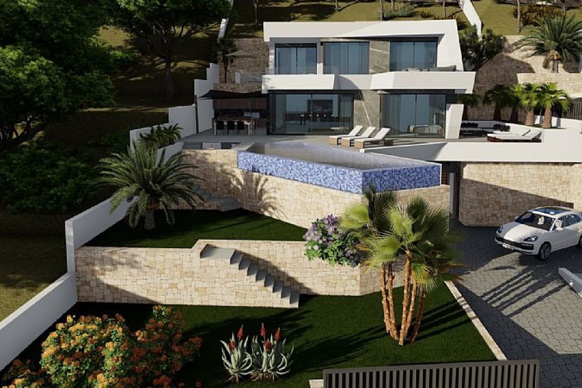 4 bedroom Villa for sale in Calpe / Calp with pool - € 1,690,000 (Ref: 9918206)