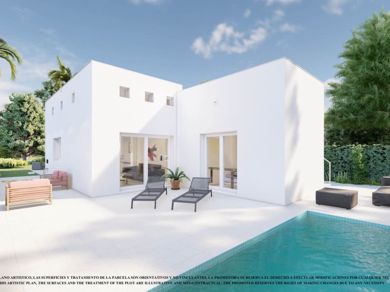 3 Zimmer Villa zu verkaufen in Los Alcazares mit Pool - 397.650 € (Ref: 9918232)