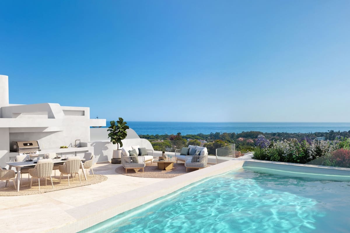 3 makuuhuone Huoneisto myytävänä paikassa Marbella mukana uima-altaan - 1 790 000 € (Ref: 9918249)