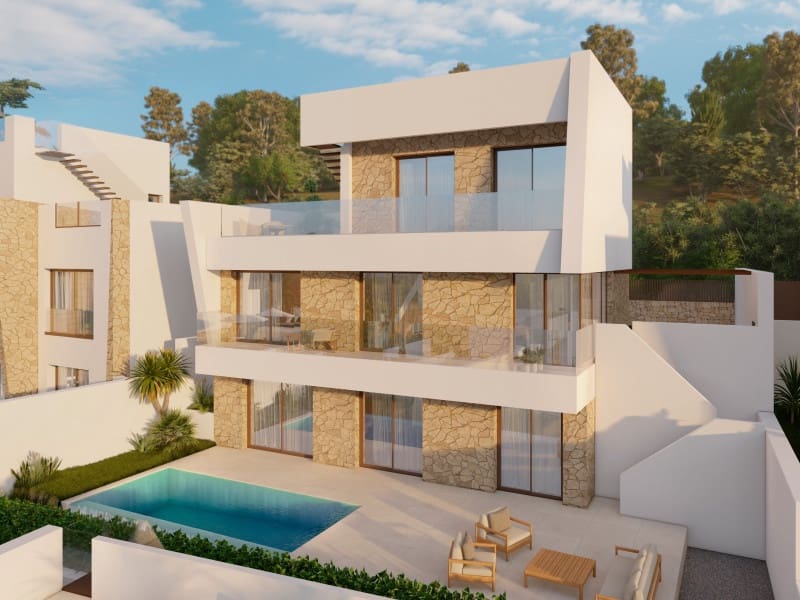 Chalet de 3 habitaciones en Finestrat en venta con piscina - 635.000 € (Ref: 9918266)