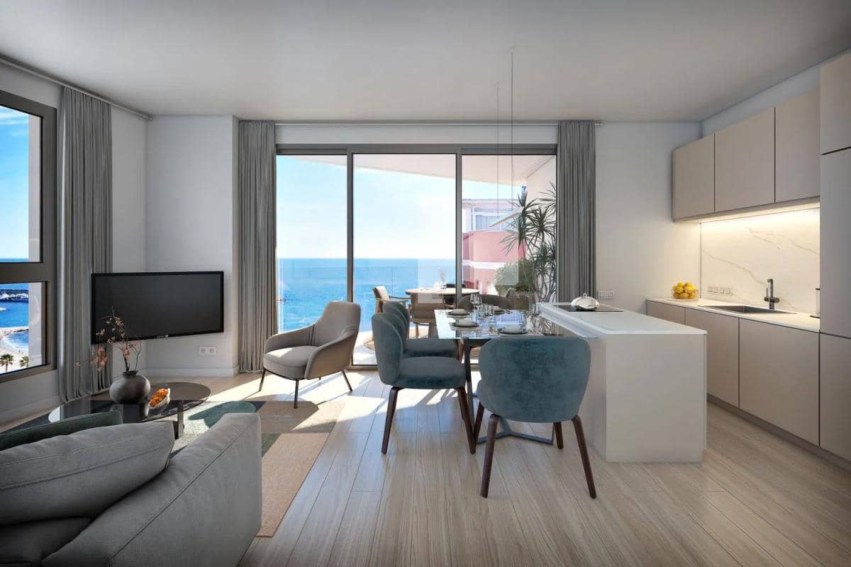 2 bedroom Apartment for sale in La Villajoyosa / Vila Joiosa with pool - € 430,000 (Ref: 9918370)