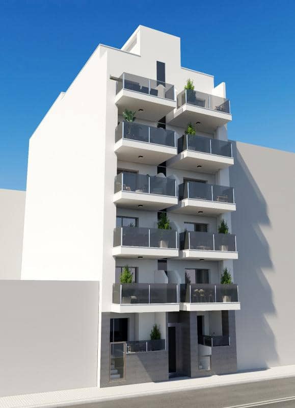 3 makuuhuone Huoneisto myytävänä paikassa Torrevieja mukana uima-altaan - 279 000 € (Ref: 9918414)