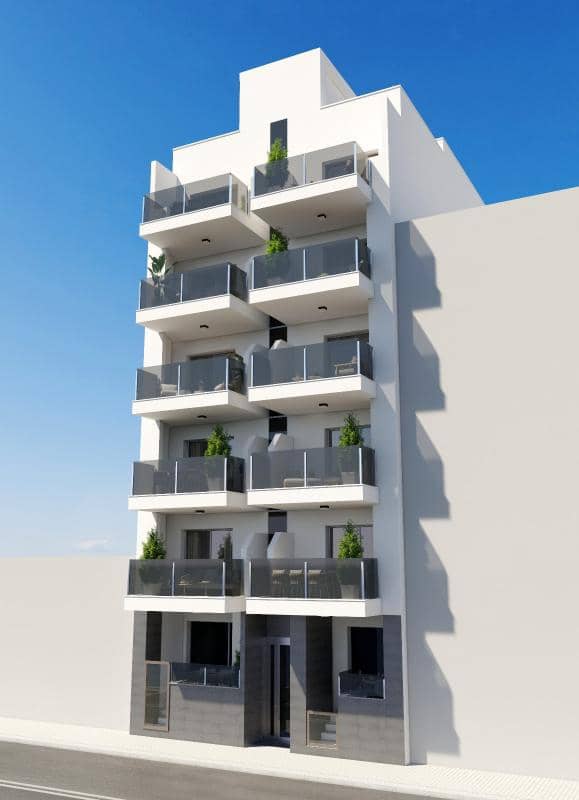 3 makuuhuone Huoneisto myytävänä paikassa Torrevieja mukana uima-altaan - 279 000 € (Ref: 9918414)