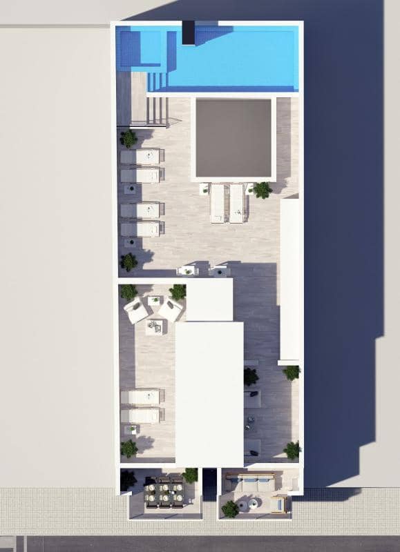 3 makuuhuone Huoneisto myytävänä paikassa Torrevieja mukana uima-altaan - 279 000 € (Ref: 9918414)