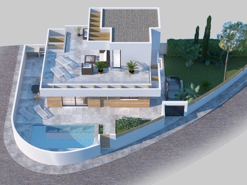 Chalet de 3 habitaciones en Rojales en venta con piscina - 449.500 € (Ref: 9922638)