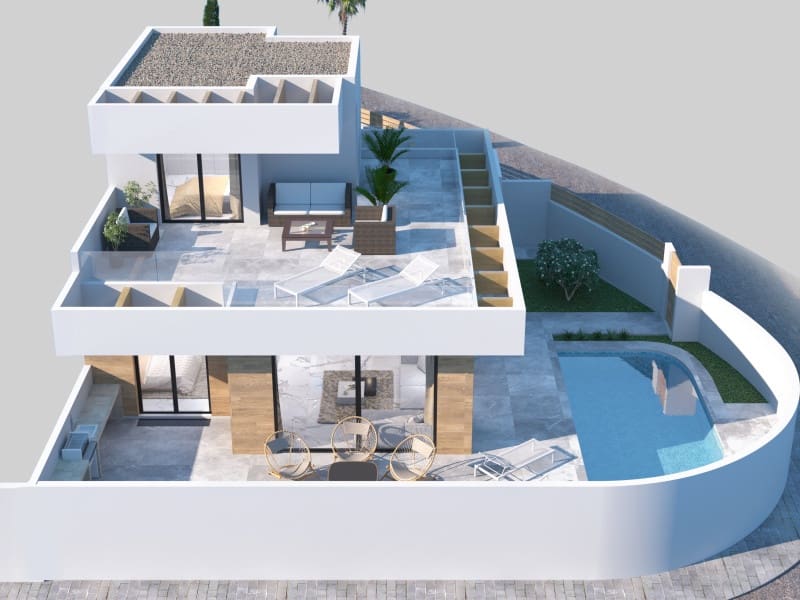 Chalet de 3 habitaciones en Rojales en venta con piscina - 449.500 € (Ref: 9922638)