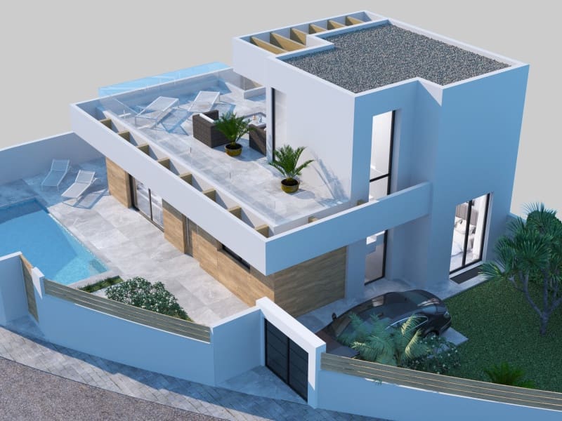 Chalet de 3 habitaciones en Rojales en venta con piscina - 449.500 € (Ref: 9922638)