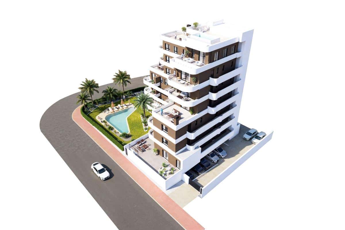 2 soveværelse Lejlighed til salg i Guardamar del Segura med swimmingpool garage - € 305.000 (Ref: 9930979)