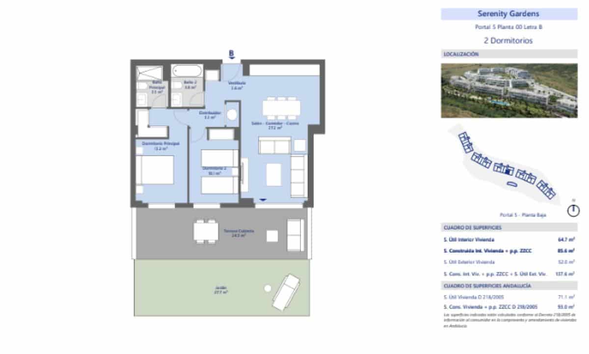 2 sypialnia Apartament na sprzedaż w Buenas Noches z basenem garażem - 405 000 € (Ref: 9934527)