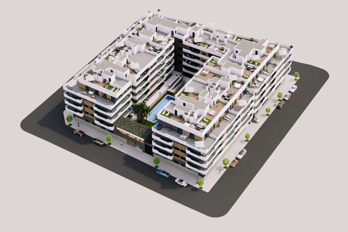 2 soverom Leilighet til salgs i Santa Pola med svømmebasseng garasje - € 298 000 (Ref: 9941099)