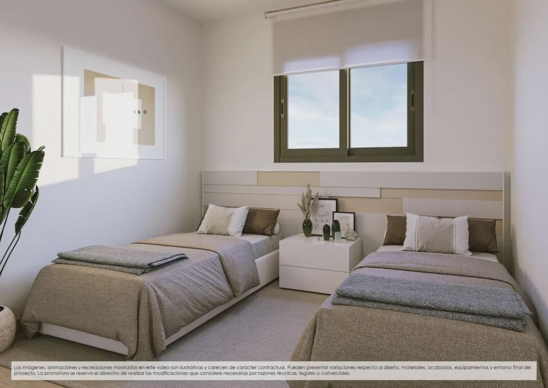 2 sypialnia Apartament na sprzedaż w Finestrat z basenem garażem - 375 000 € (Ref: 9950551)