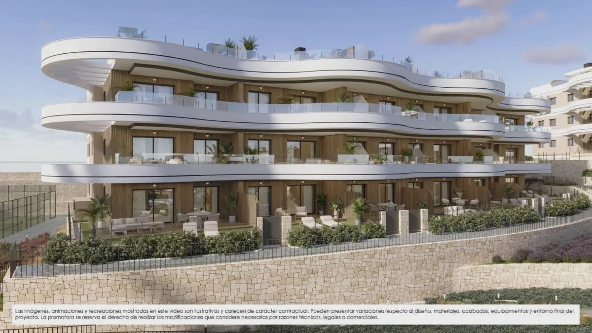 2 sypialnia Apartament na sprzedaż w Finestrat z basenem garażem - 375 000 € (Ref: 9950551)