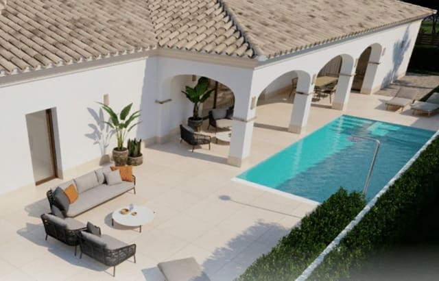 3 Zimmer Villa zu verkaufen in Los Cuarteros, San Pedro del Pinatar mit Pool - 809.950 € (Ref: 9955211)