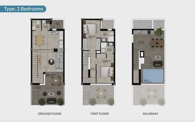 2 soverom Hus til salgs i Dolores med svømmebasseng - € 306 000 (Ref: 9964042)