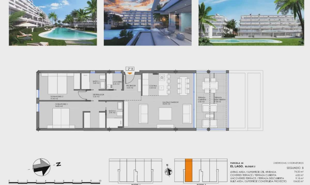 2 soveværelse Lejlighed til salg i Islas Menores med swimmingpool garage - € 348.000 (Ref: 9964046)