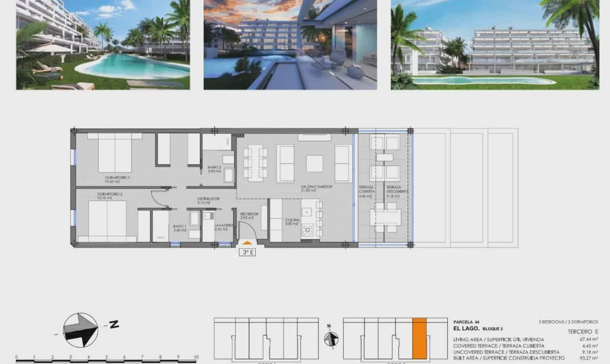 2 soveværelse Lejlighed til salg i Islas Menores med swimmingpool garage - € 348.000 (Ref: 9964046)