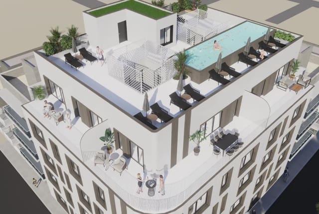 2 soverom Leilighet til salgs i Playa del Acequión, Torrevieja med svømmebasseng - € 265 000 (Ref: 9975687)