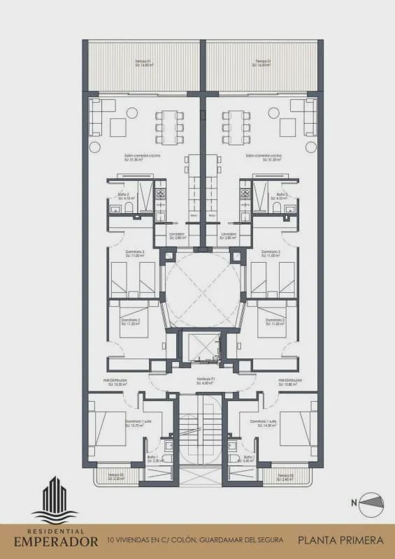 3 quarto Apartamento para venda em Guardamar del Segura - 360 000 € (Ref: 9975689)