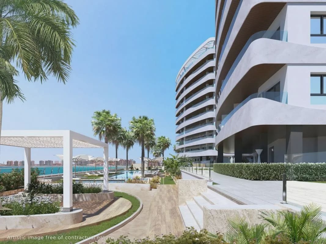 1 sovrum Lägenhet till salu i La Manga del Mar Menor med pool - 288 000 € (Ref: 9975699)