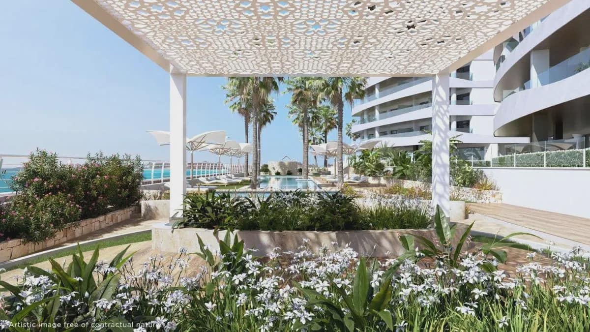 1 sovrum Lägenhet till salu i La Manga del Mar Menor med pool - 288 000 € (Ref: 9975699)