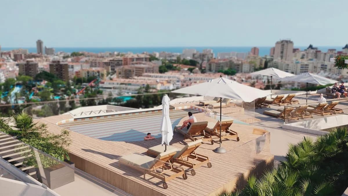 2 Zimmer Apartment zu verkaufen in Mijas mit Pool - 458.000 € (Ref: 9994377)