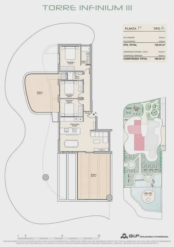 3 soveværelse Lejlighed til salg i Calpe / Calp med swimmingpool - € 455.000 (Ref: 9995572)