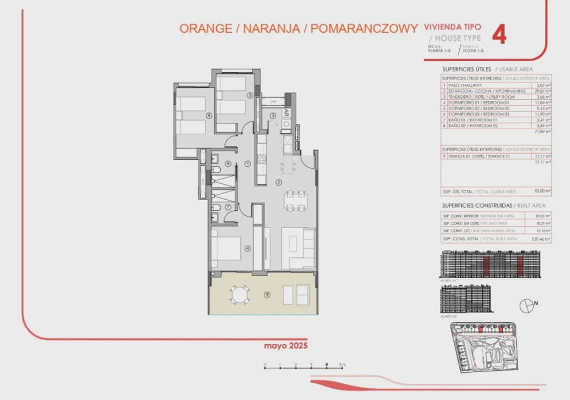 3 soveværelse Lejlighed til salg i Torrevieja med swimmingpool - € 399.000 (Ref: 9995575)