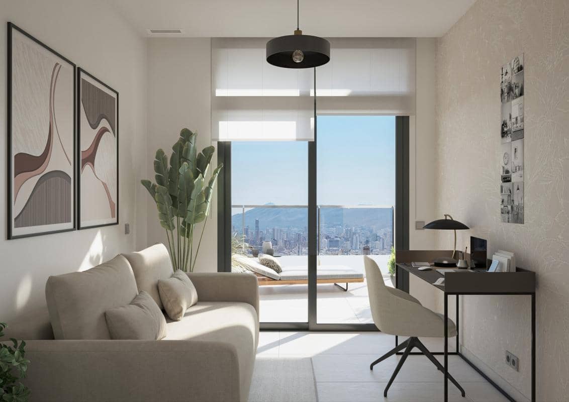 1 soverom Leilighet til salgs i Benidorm med svømmebasseng garasje - € 607 000 (Ref: 9997221)