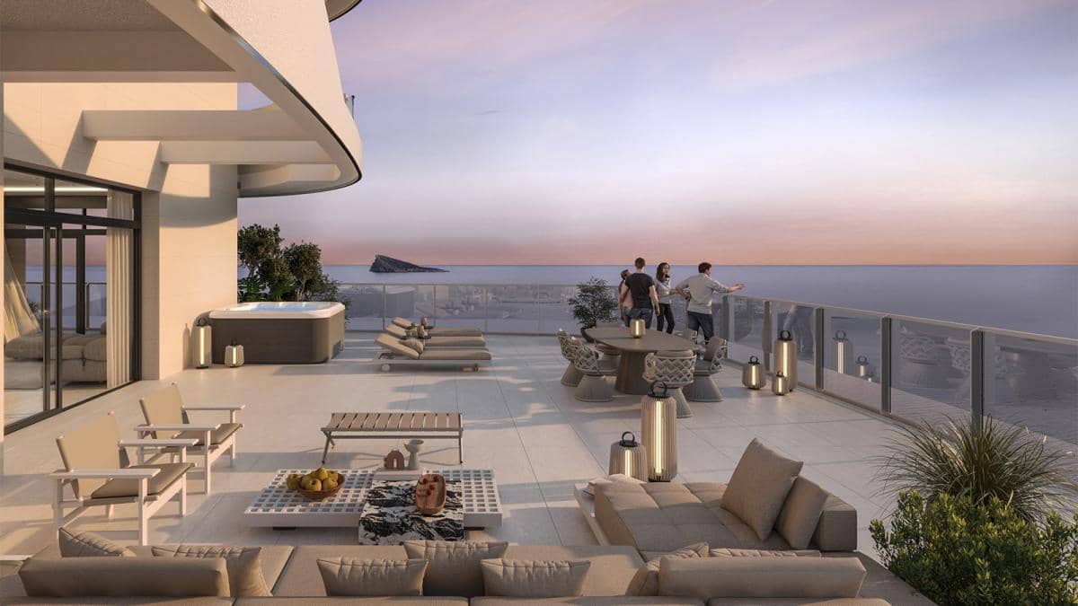 1 soverom Leilighet til salgs i Benidorm med svømmebasseng garasje - € 607 000 (Ref: 9997221)