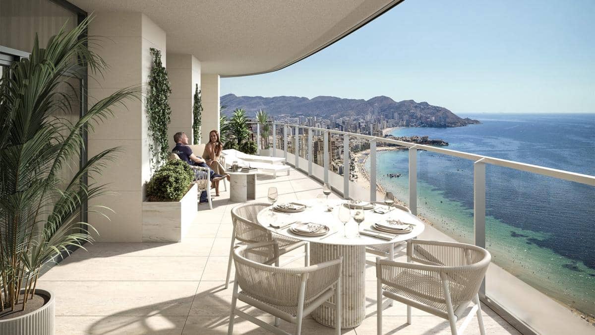 1 soverom Leilighet til salgs i Benidorm med svømmebasseng garasje - € 607 000 (Ref: 9997221)