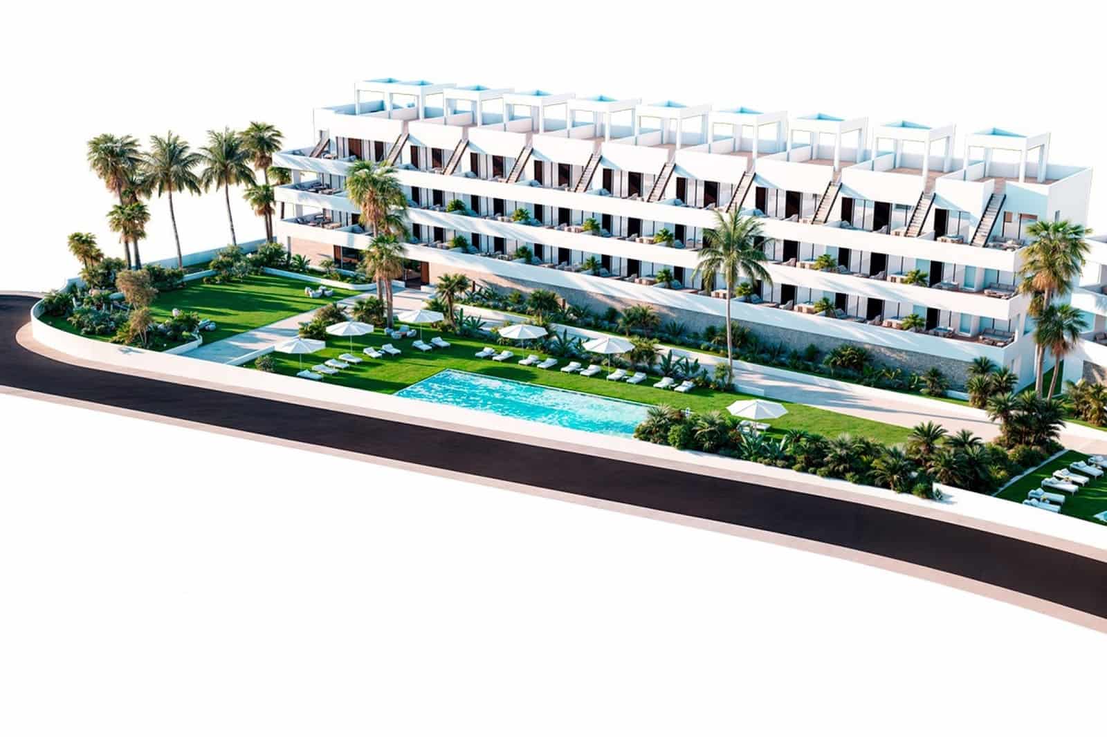 2 Zimmer Penthouse zu verkaufen in Finestrat mit Pool Garage - 372.900 € (Ref: 10021563)