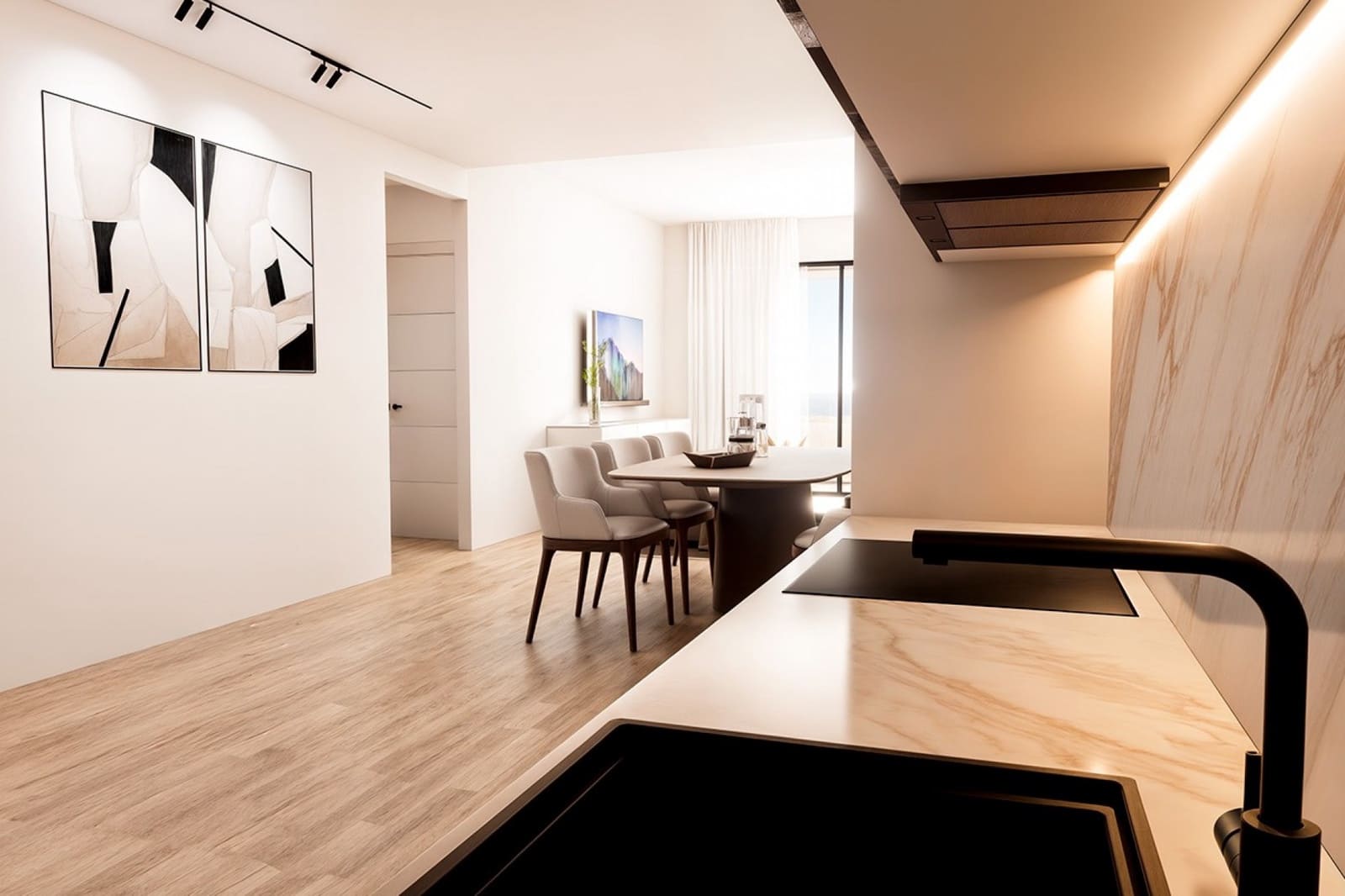 2 Zimmer Penthouse zu verkaufen in Finestrat mit Pool Garage - 372.900 € (Ref: 10021563)