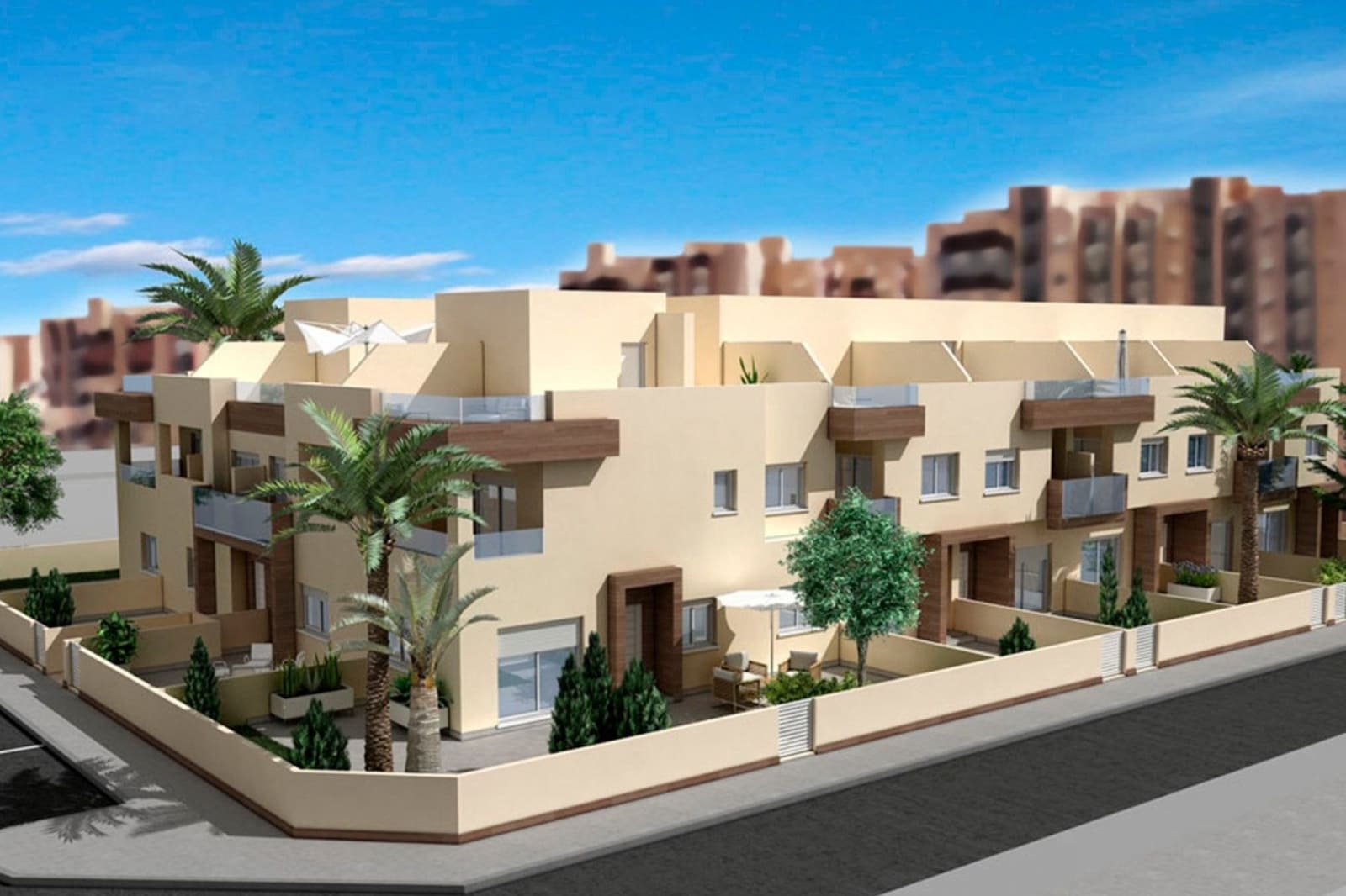 2 quarto Casa em Banda para venda em La Manga del Mar Menor com piscina garagem - 350 000 € (Ref: 10033189)