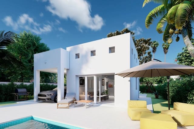 3 chambre Villa/Maison à vendre à Las Lomas de Rame - Bahía Bella, Los Alcázares avec piscine garage - 397 650 € (Ref: 10035654)