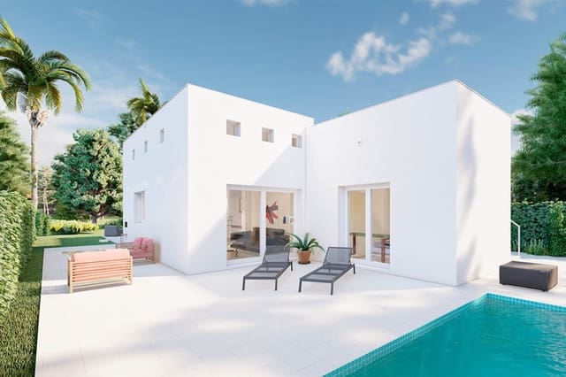 Chalet de 3 habitaciones en Las Lomas de Rame - Bahía Bella, Los Alcázares en venta con piscina garaje - 419.500 € (Ref: 10048275)