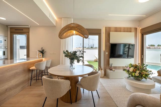 3 chambre Villa/Maison à vendre à Las Lomas de Rame - Bahía Bella, Los Alcázares avec piscine garage - 469 000 € (Ref: 10048304)