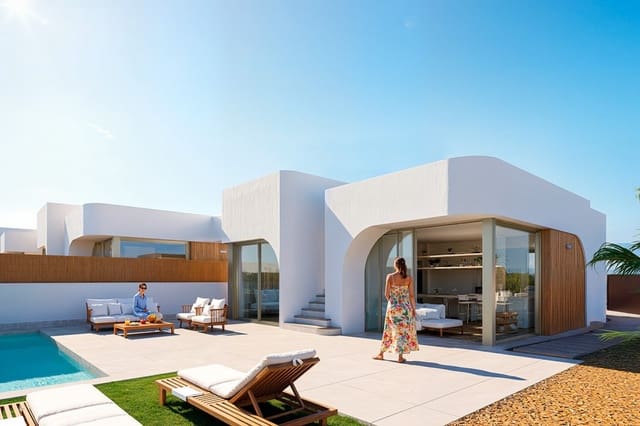 3 chambre Villa/Maison à vendre à Las Lomas de Rame - Bahía Bella, Los Alcázares avec piscine garage - 589 900 € (Ref: 10048329)