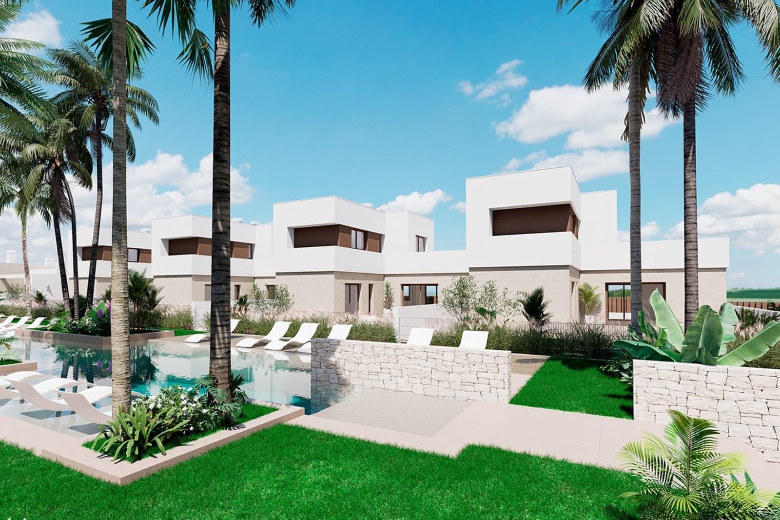 Chalet de 3 habitaciones en Los Alcázares en venta con piscina garaje - 489.000 € (Ref: 10048337)