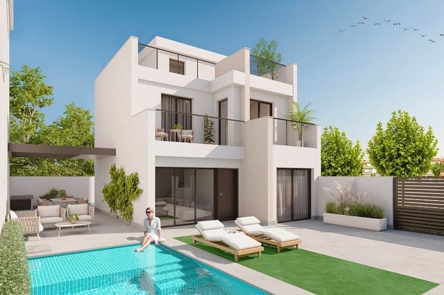 Chalet de 3 habitaciones en Los Narejos, Los Alcázares en venta con piscina garaje - 659.000 € (Ref: 10048339)