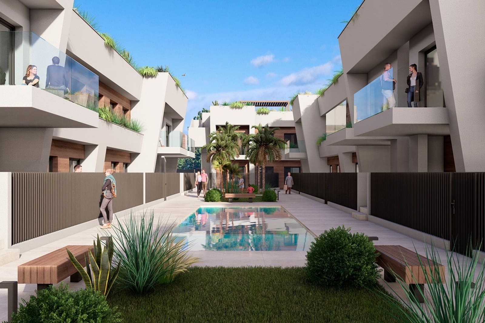 3 slaapkamer Penthouse te koop in Torre-Pacheco met zwembad garage - € 240.000 (Ref: 10048342)