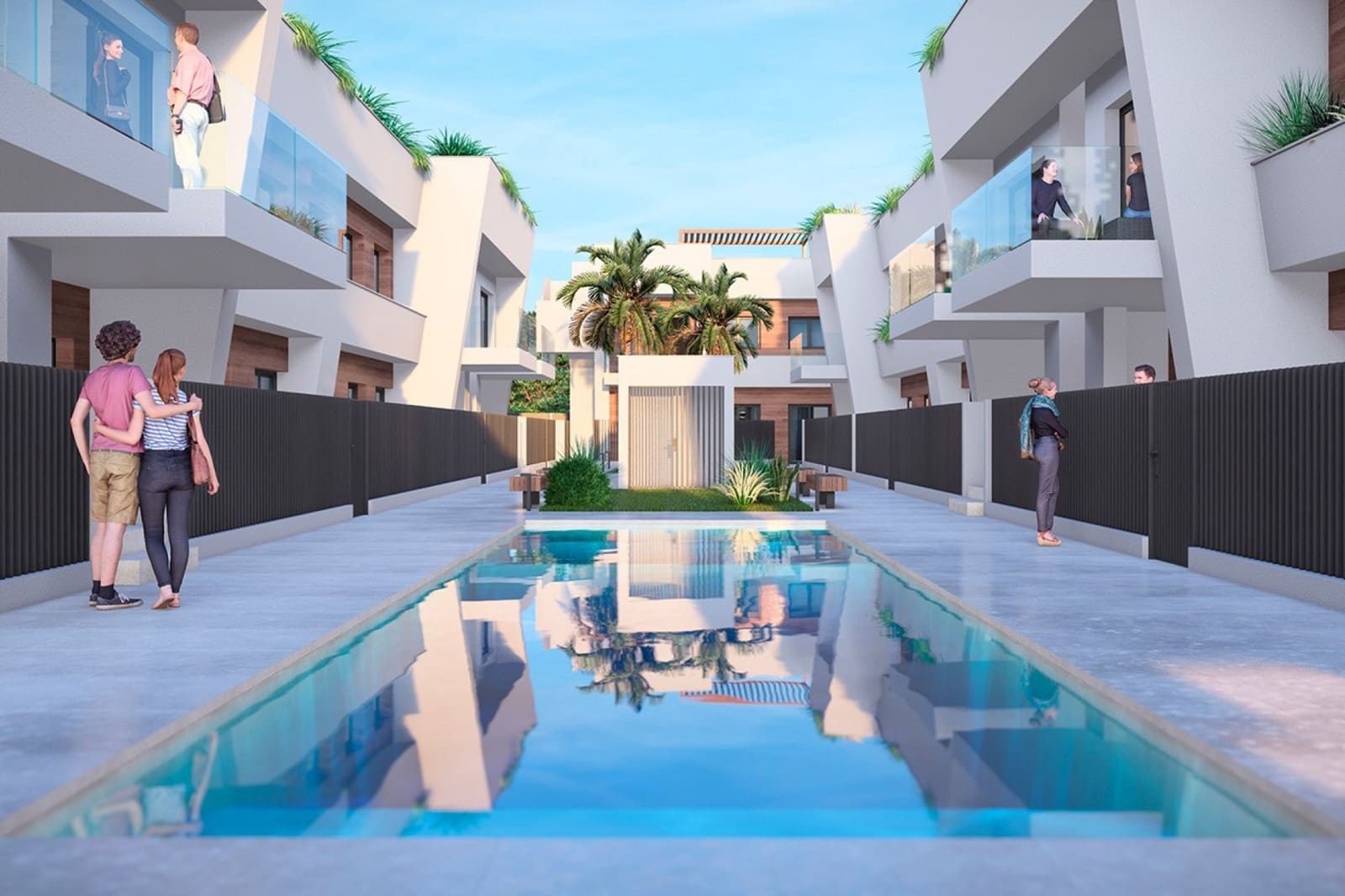 3 slaapkamer Penthouse te koop in Torre-Pacheco met zwembad garage - € 240.000 (Ref: 10048342)