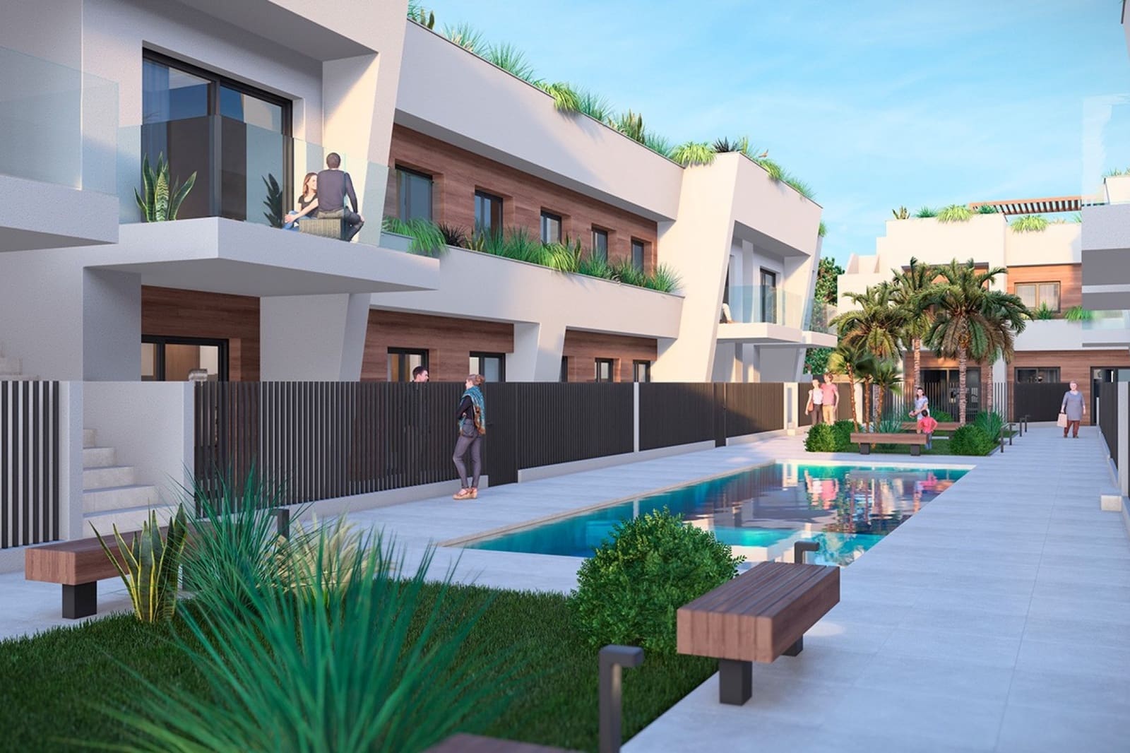 2 slaapkamer Penthouse te koop in Torre-Pacheco met zwembad garage - € 220.000 (Ref: 10048343)