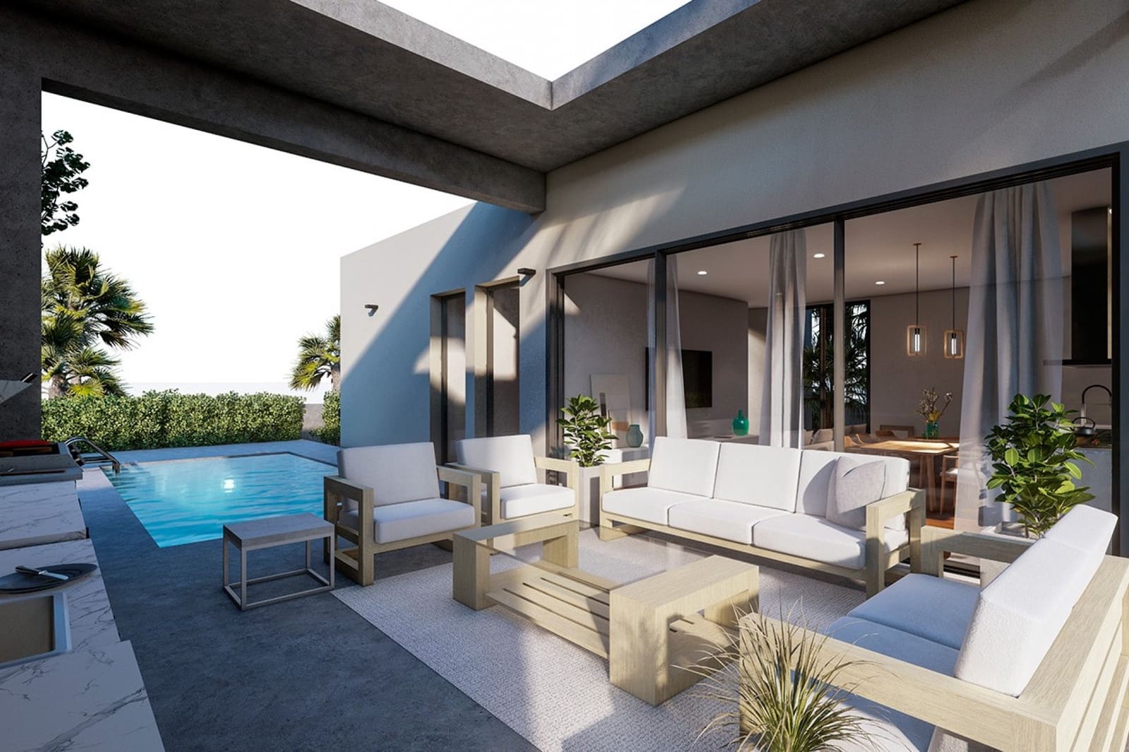 3 sypialnia Willa na sprzedaż w Banos y Mendigo z basenem garażem - 425 500 € (Ref: 10048348)
