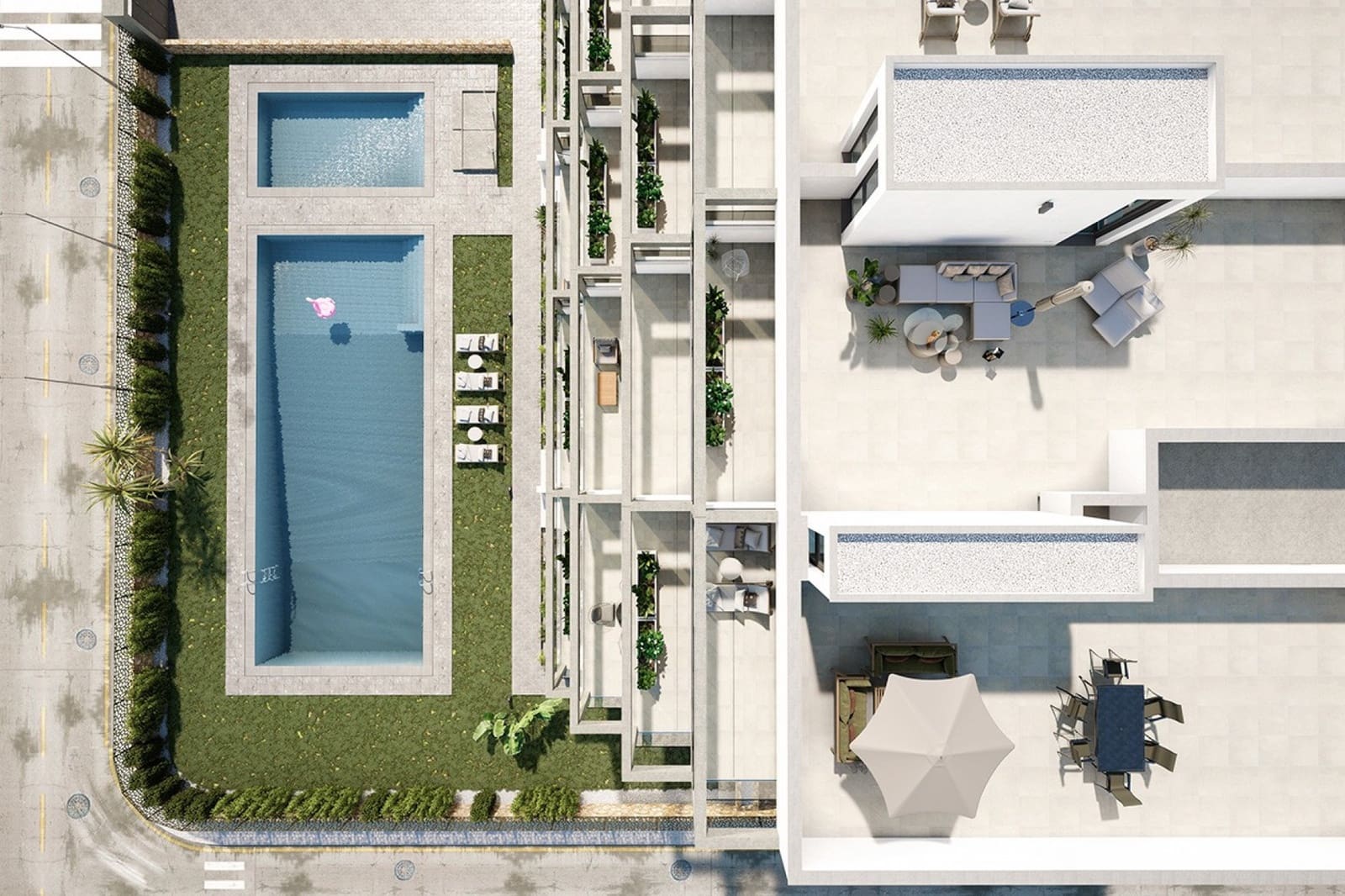 2 sypialnia Penthouse na sprzedaż w Mar de Cristal z basenem garażem - 358 000 € (Ref: 10048349)
