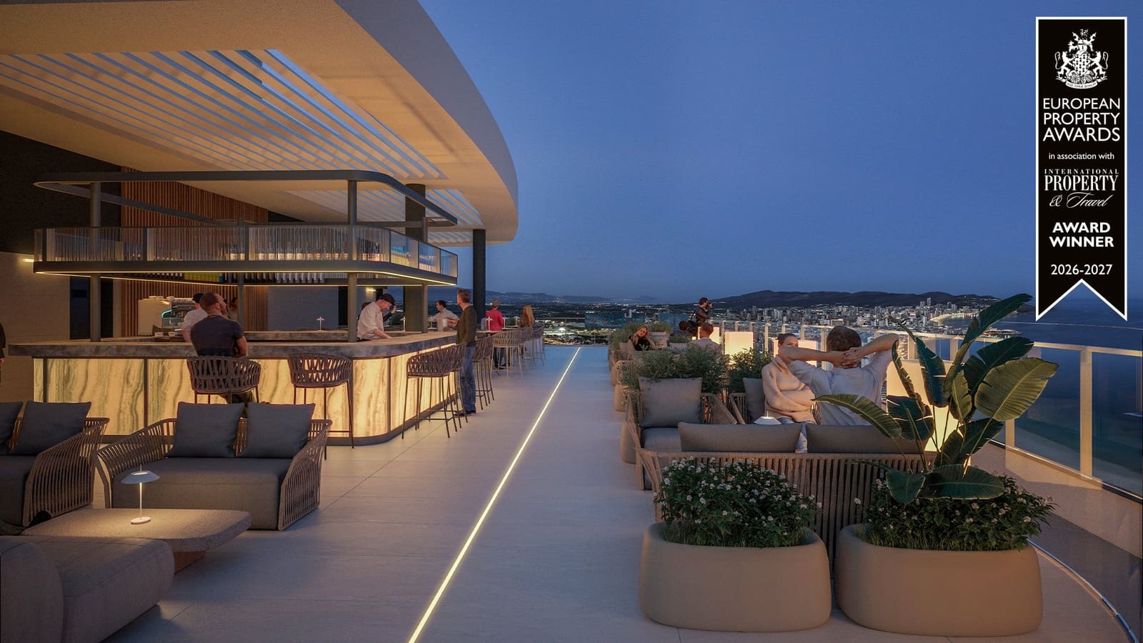1 soveværelse Lejlighed til salg i Benidorm med swimmingpool garage - € 607.000 (Ref: 10080157)
